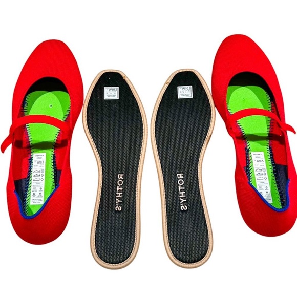 Rothy’s “The Square” Mary Jane’s in Lollipop Red - NWT - Size 10.5 - Picture 9 of 9